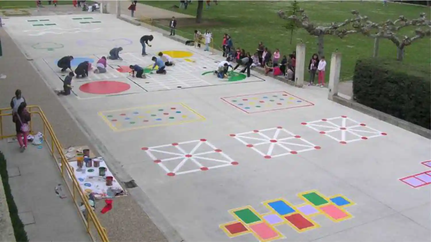 El patio del colegio