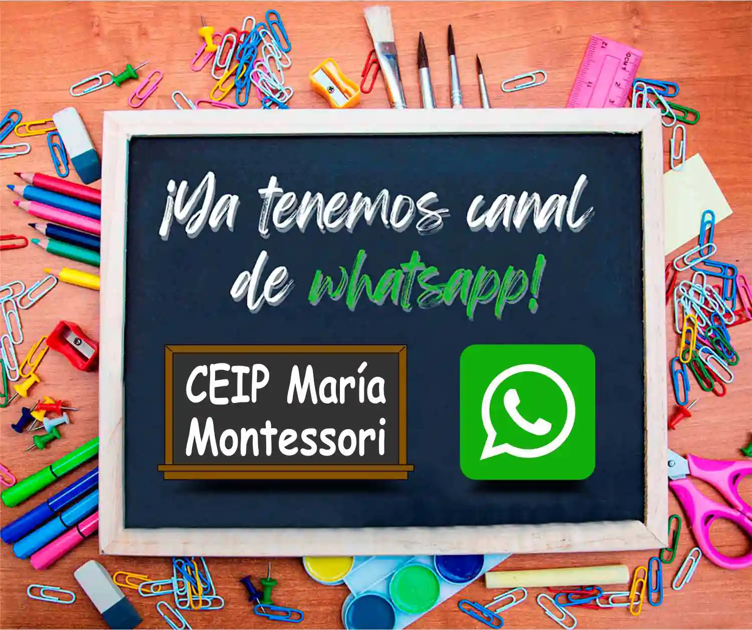 Ya tenemos canal de WhatsApp