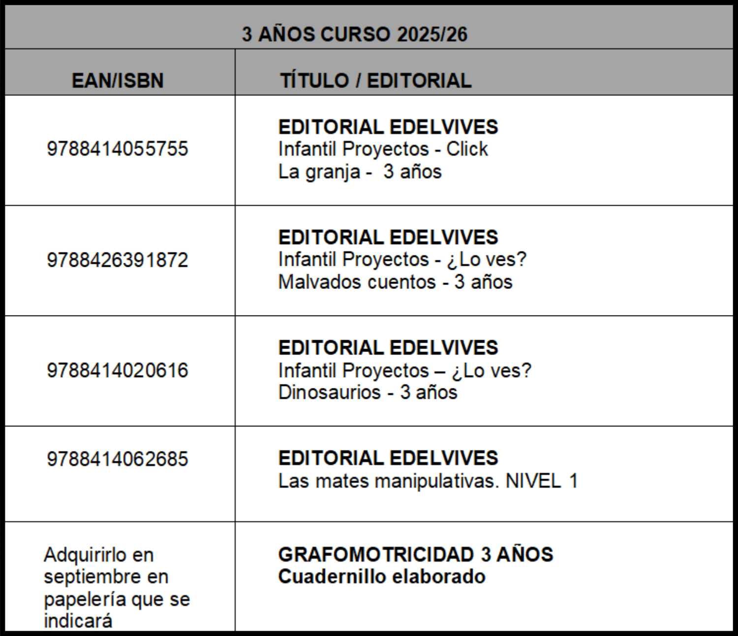 Libros Infantil 3 Años