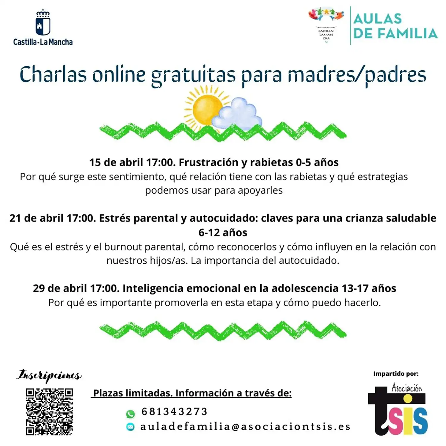 charlas online abril Próximas Charlas Online