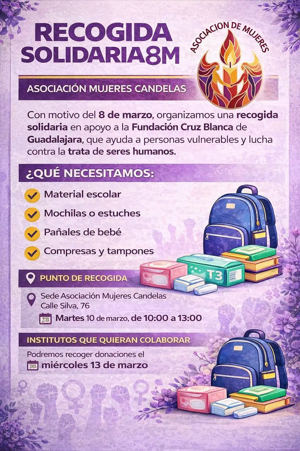 Recogida Solidaria 8 de Marzo