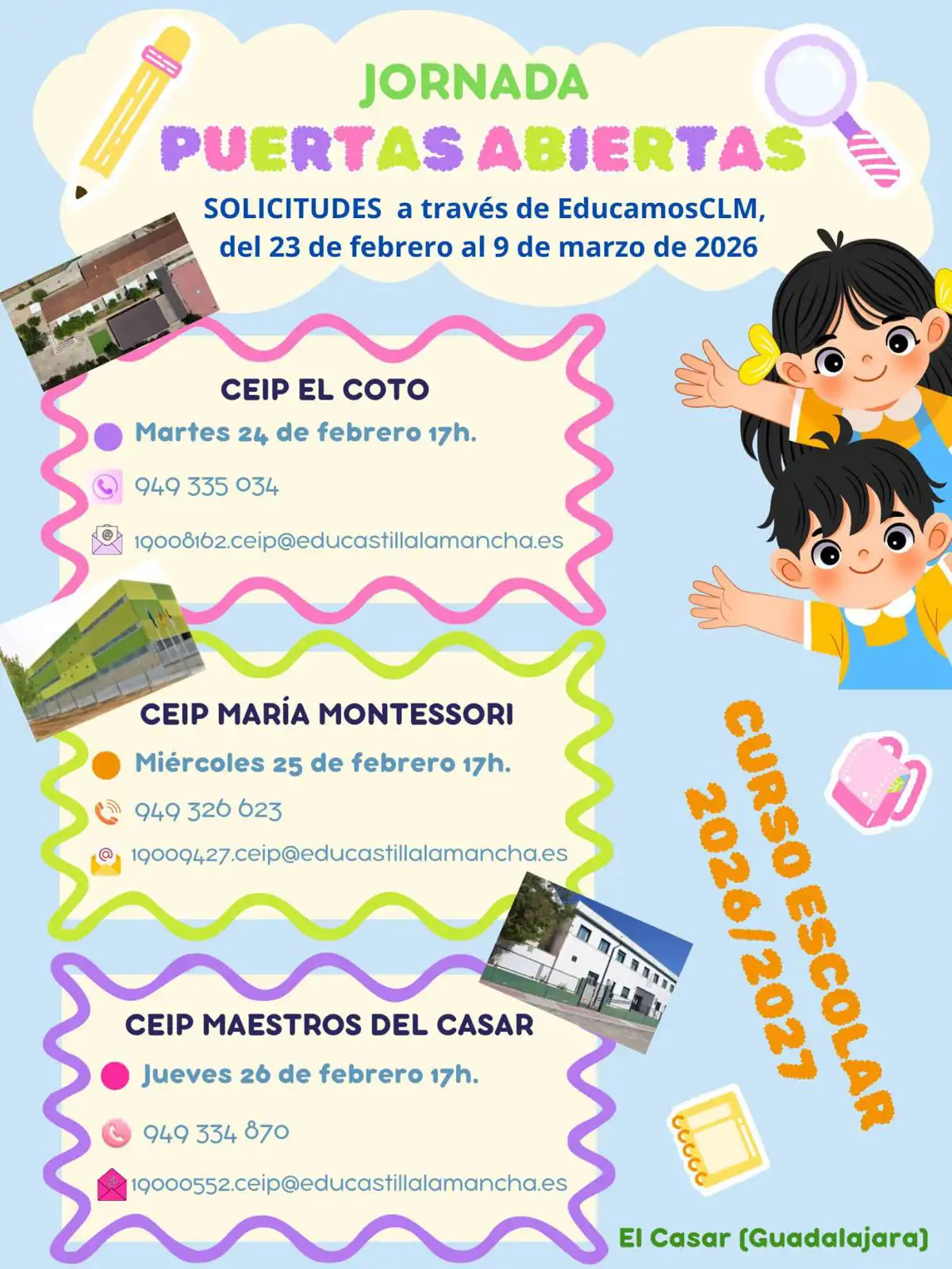 Cartel Admision 2026-2027